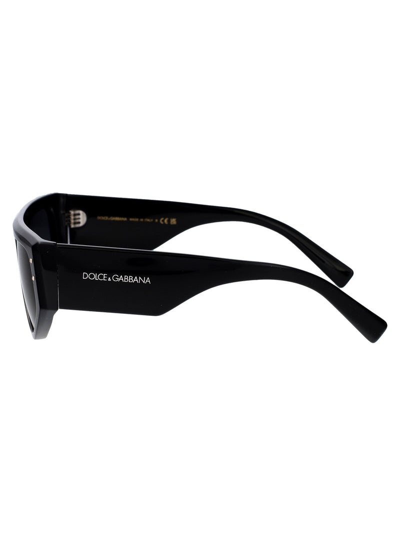 Dolce & Gabbana 0dg4461 Polished Acetate Sunglasses — Black