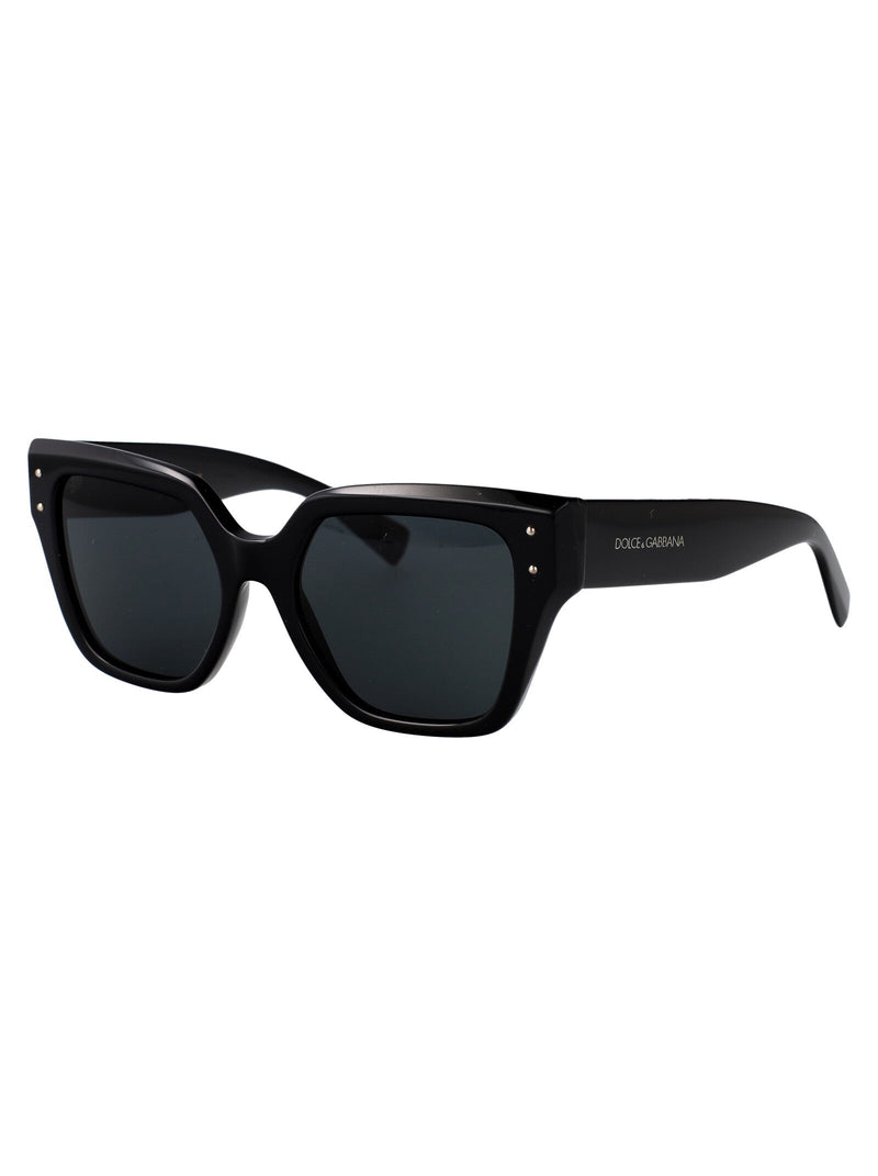 Dolce & Gabbana 0dg4471 Sculpted Black Acetate Sunglasses —