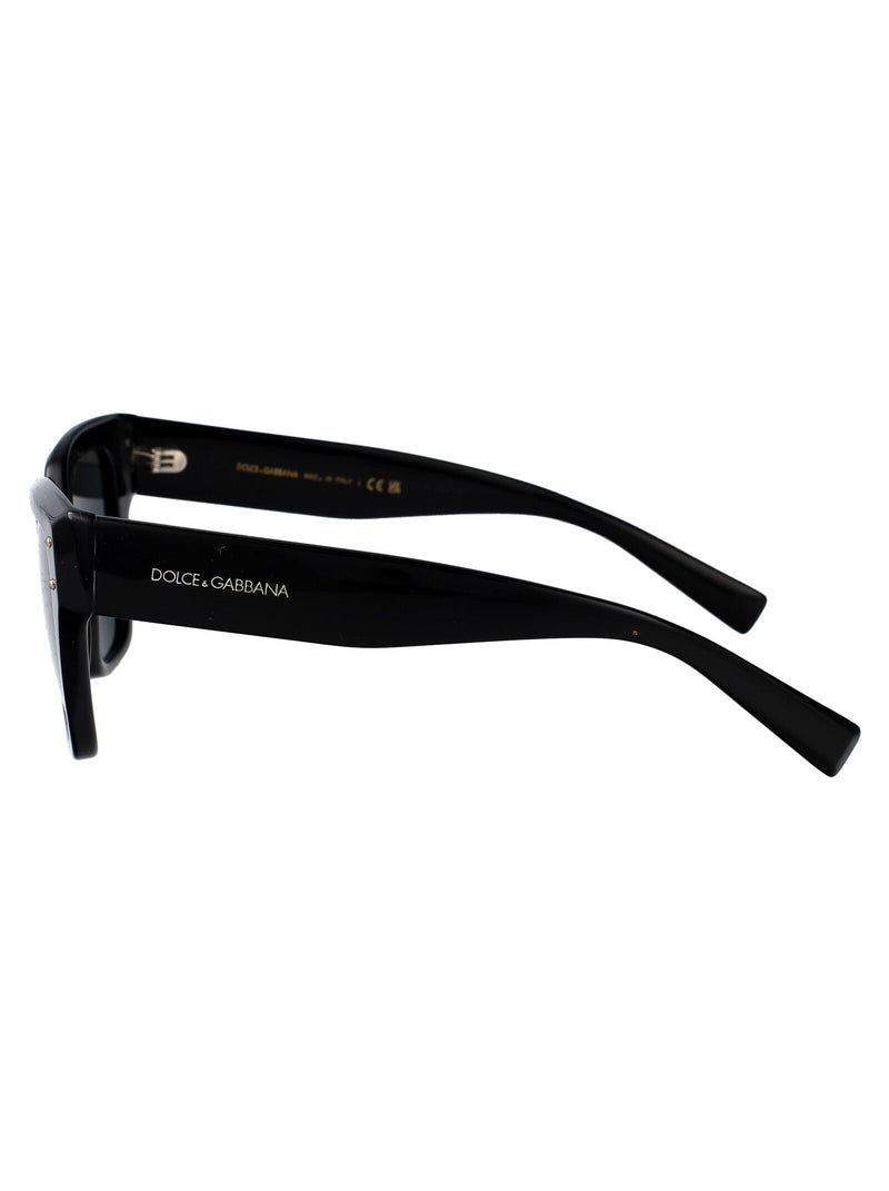 Dolce & Gabbana 0dg4471 Sculpted Black Acetate Sunglasses —