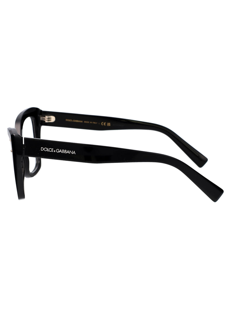 Dolce & Gabbana 0dg3386 Cat-Eye Black Acetate Sunglasses —