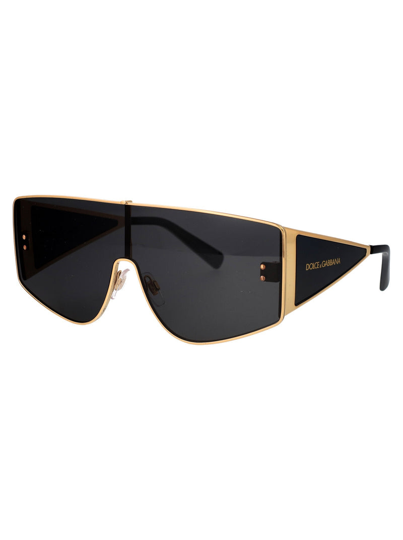 Dolce & Gabbana 0dg2305 Gold Metal Square Sunglasses —