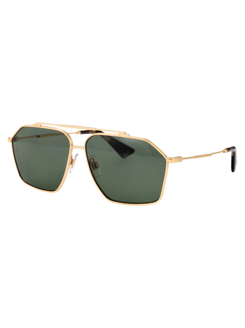 Dolce & Gabbana 0dg2303 Gold Metal Frame Sunglasses —