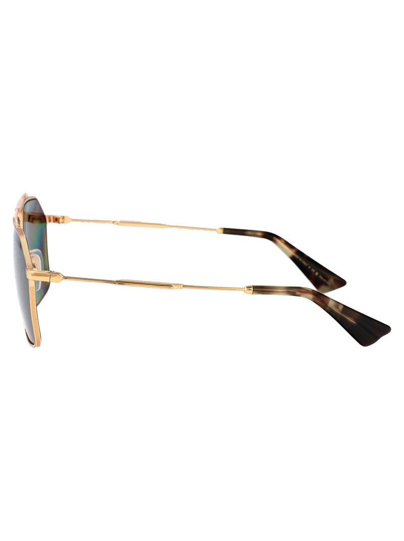 Dolce & Gabbana 0dg2303 Gold Metal Frame Sunglasses —