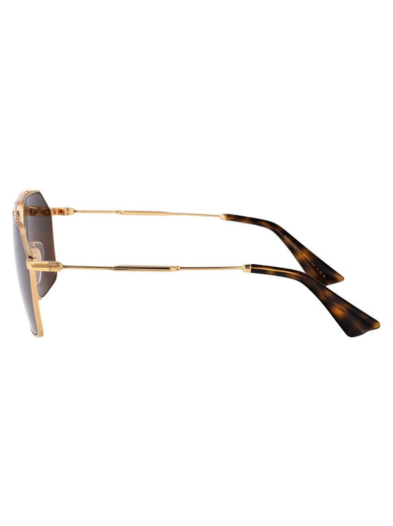 Dolce & Gabbana 0dg2303 Gold Metal Frame Sunglasses —