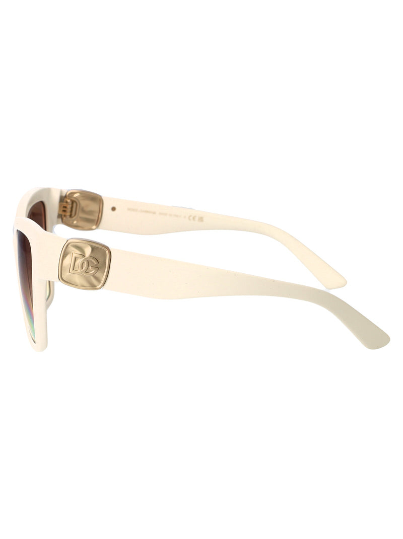 Dolce & Gabbana 0dg4470 Gradient Tinted Sunglasses — Cream Acetate