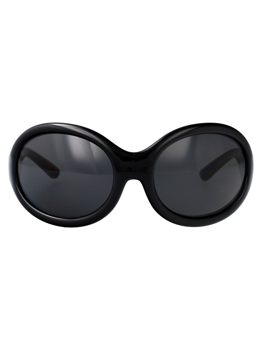 Dolce & Gabbana 0dg6201 Round Injected Frame Sunglasses — Black