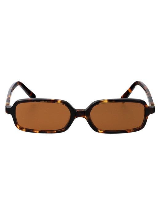 Miu Miu 0mu Acetate Sunglasses — Brown