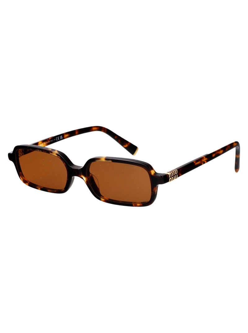 Miu Miu 0mu Acetate Sunglasses — Brown