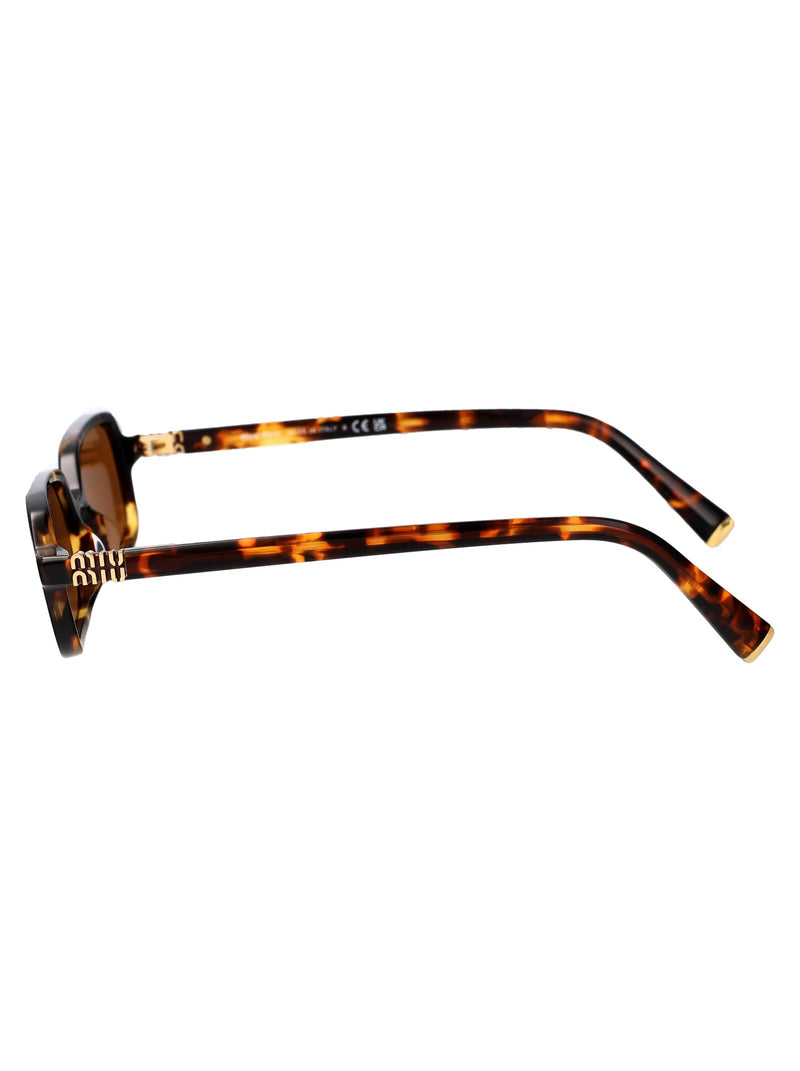 Miu Miu 0mu Acetate Sunglasses — Brown