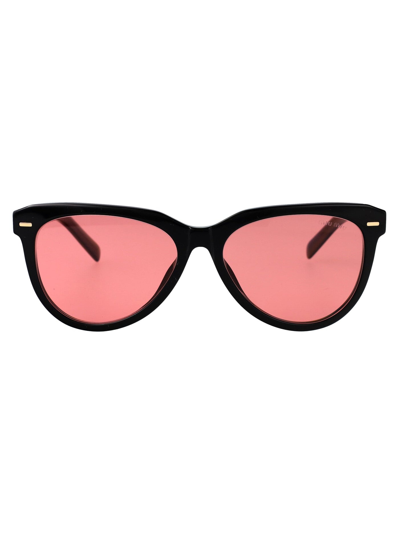 Miu Miu 0mu Cat-Eye Acetate Sunglasses — Black