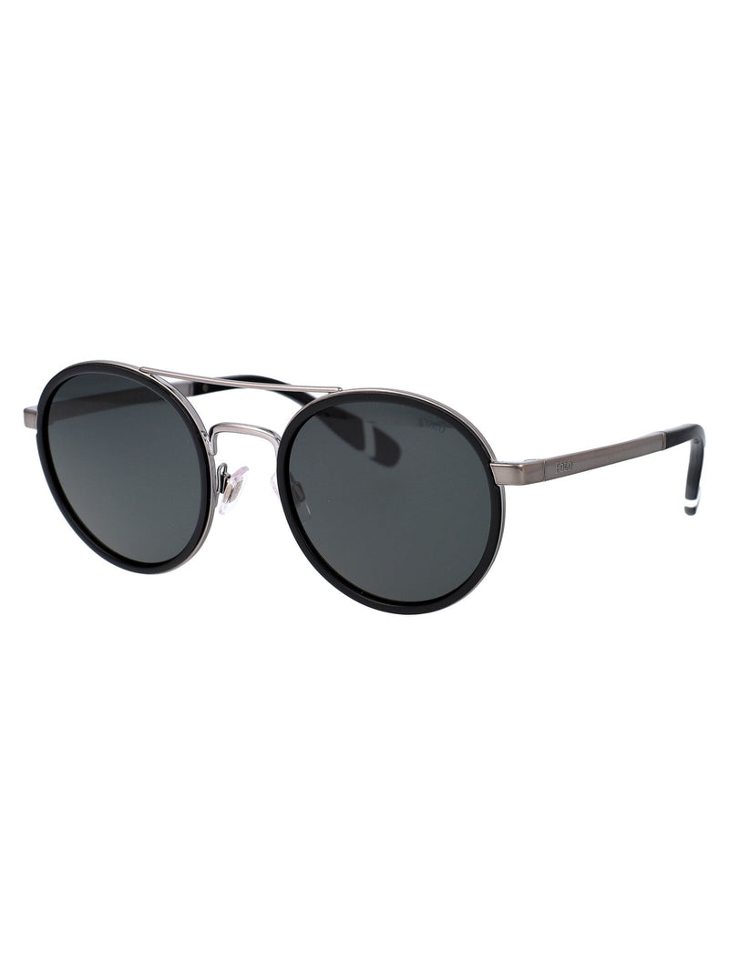 Polo Ralph Lauren 0ph3150 Metal Frame Sunglasses — Black