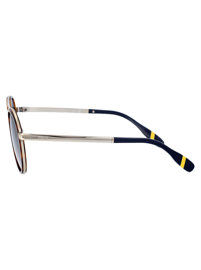 Polo Ralph Lauren 0ph3150 Metal Round Sunglasses — Havana