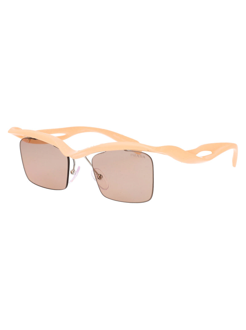 Prada 0pr Nylon Frame Sunglasses — Beige