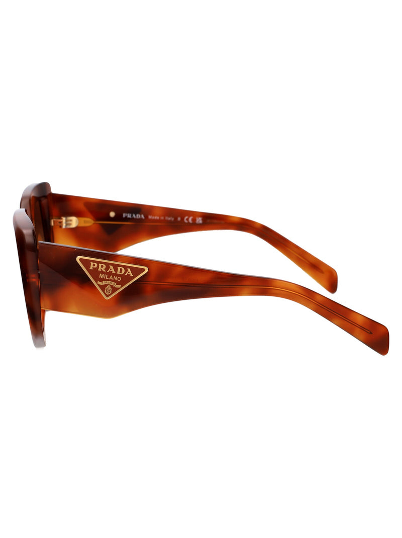 Prada 0pr Tortoiseshell Acetate Sunglasses — Brown