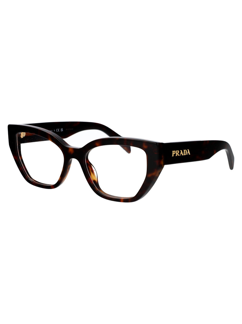 Prada 0pr Tortoiseshell Acetate Cat-Eye Sunglasses —