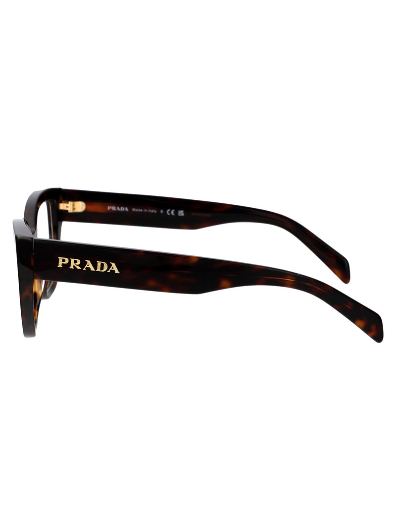 Prada 0pr Tortoiseshell Acetate Cat-Eye Sunglasses —