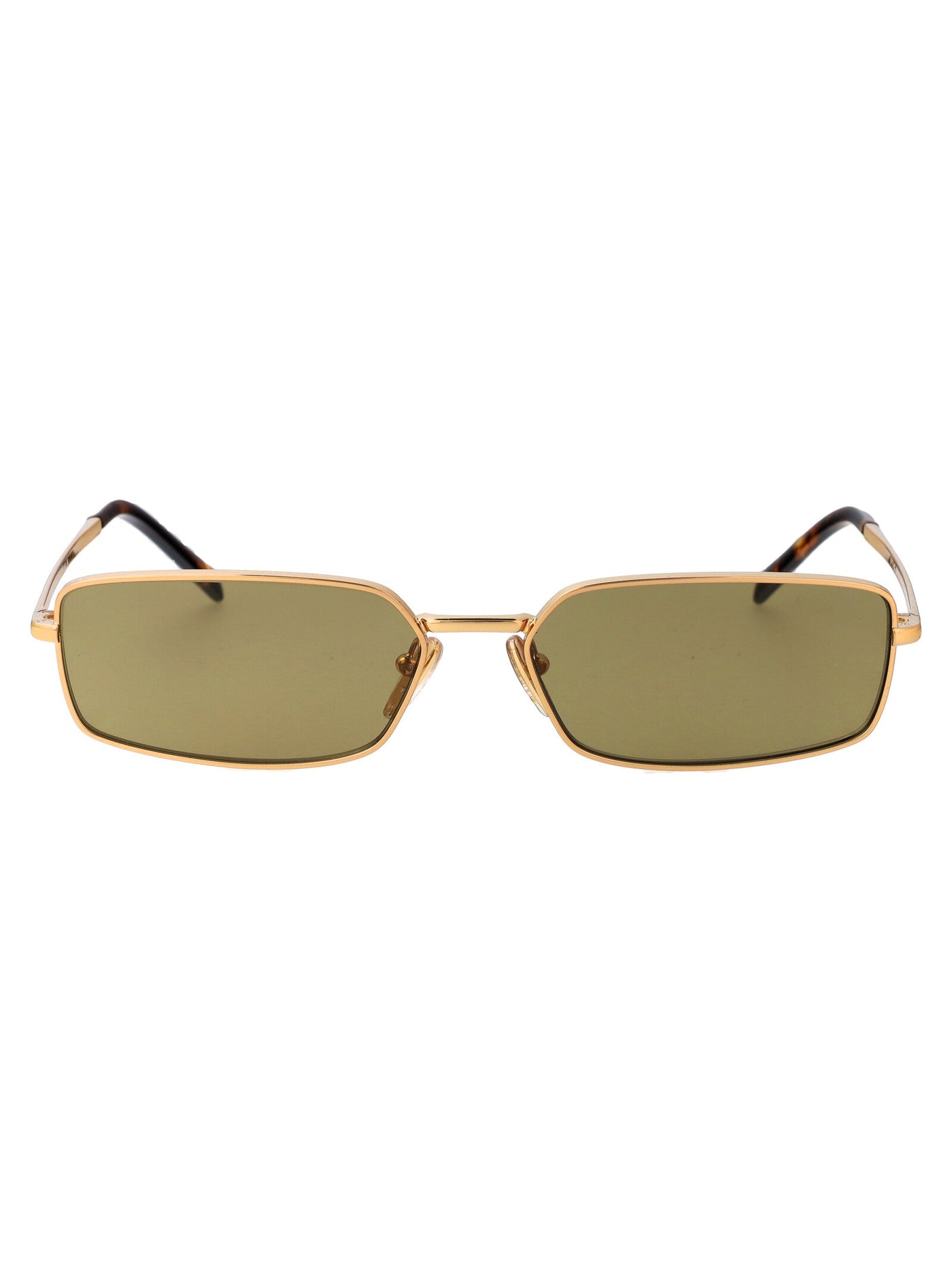 Prada 0pr Sunglasses — Gold Metal