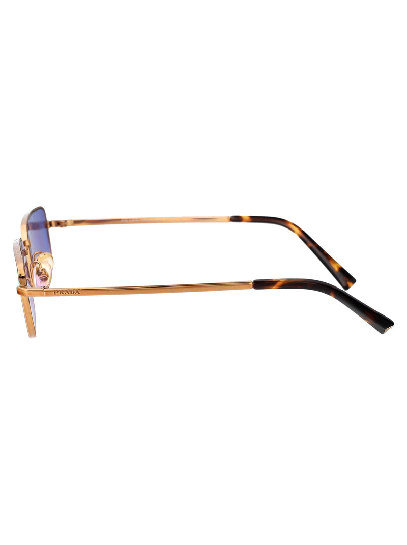 Prada 0pr Sunglasses — Gold Metal