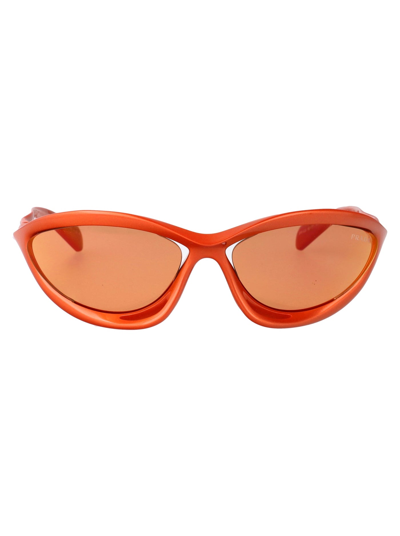 Prada 0pr Cat-Eye Nylon Sunglasses — Orange