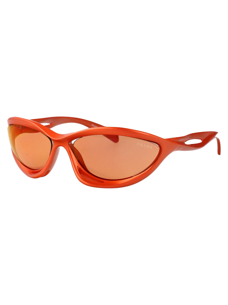 Prada 0pr Cat-Eye Nylon Sunglasses — Orange