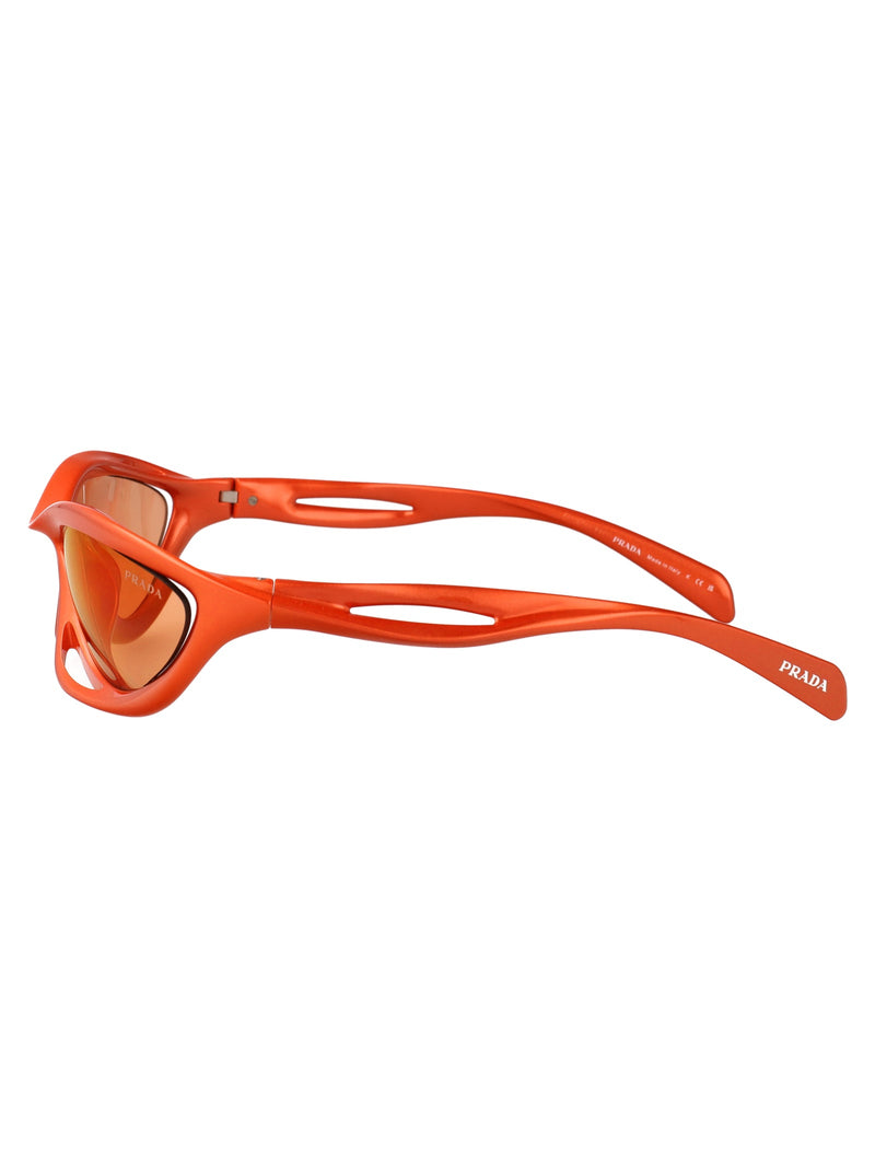 Prada 0pr Cat-Eye Nylon Sunglasses — Orange