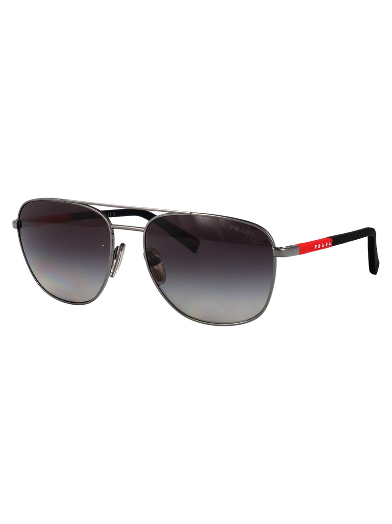 Prada 0ps Sunglasses — Gray Steel