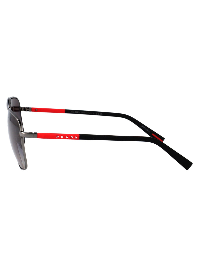 Prada 0ps Sunglasses — Gray Steel