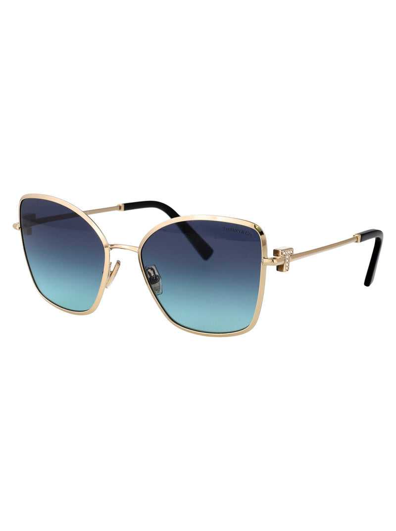 Tiffany & Co. 0tf3102b Gradient Lens Sunglasses — Gold Metal