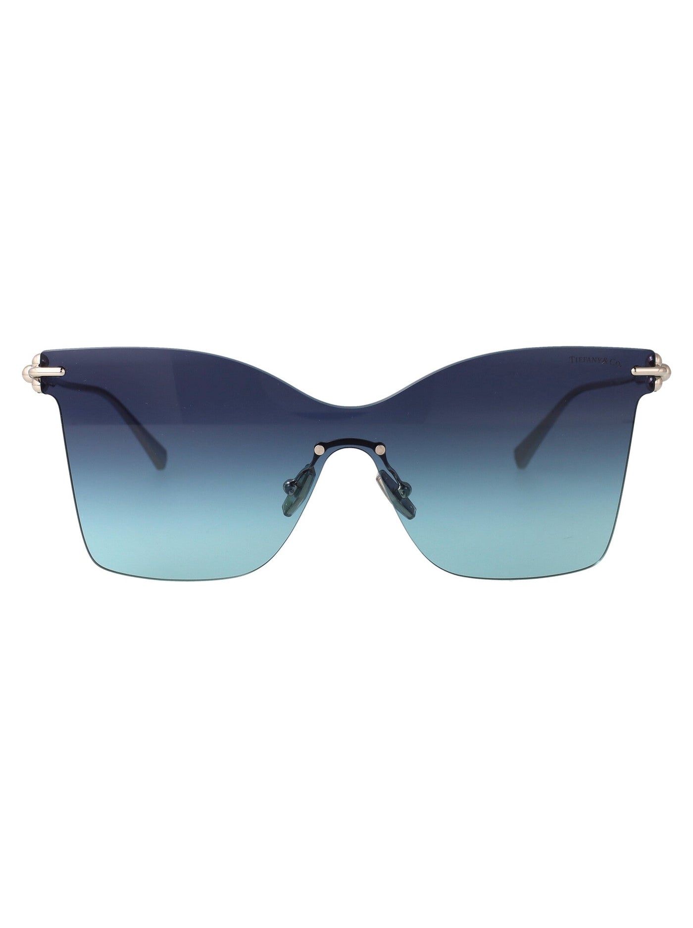 Tiffany & Co. 0tf3103k Gradient Lens Sunglasses — Silver Metal