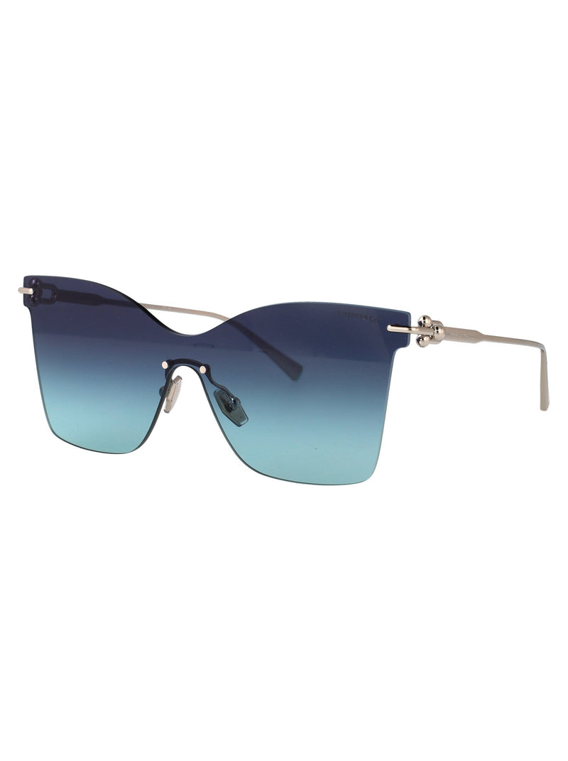 Tiffany & Co. 0tf3103k Gradient Lens Sunglasses — Silver Metal