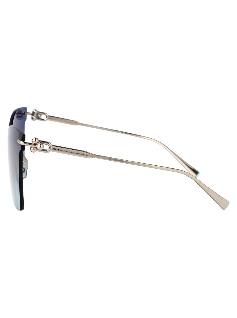Tiffany & Co. 0tf3103k Gradient Lens Sunglasses — Silver Metal