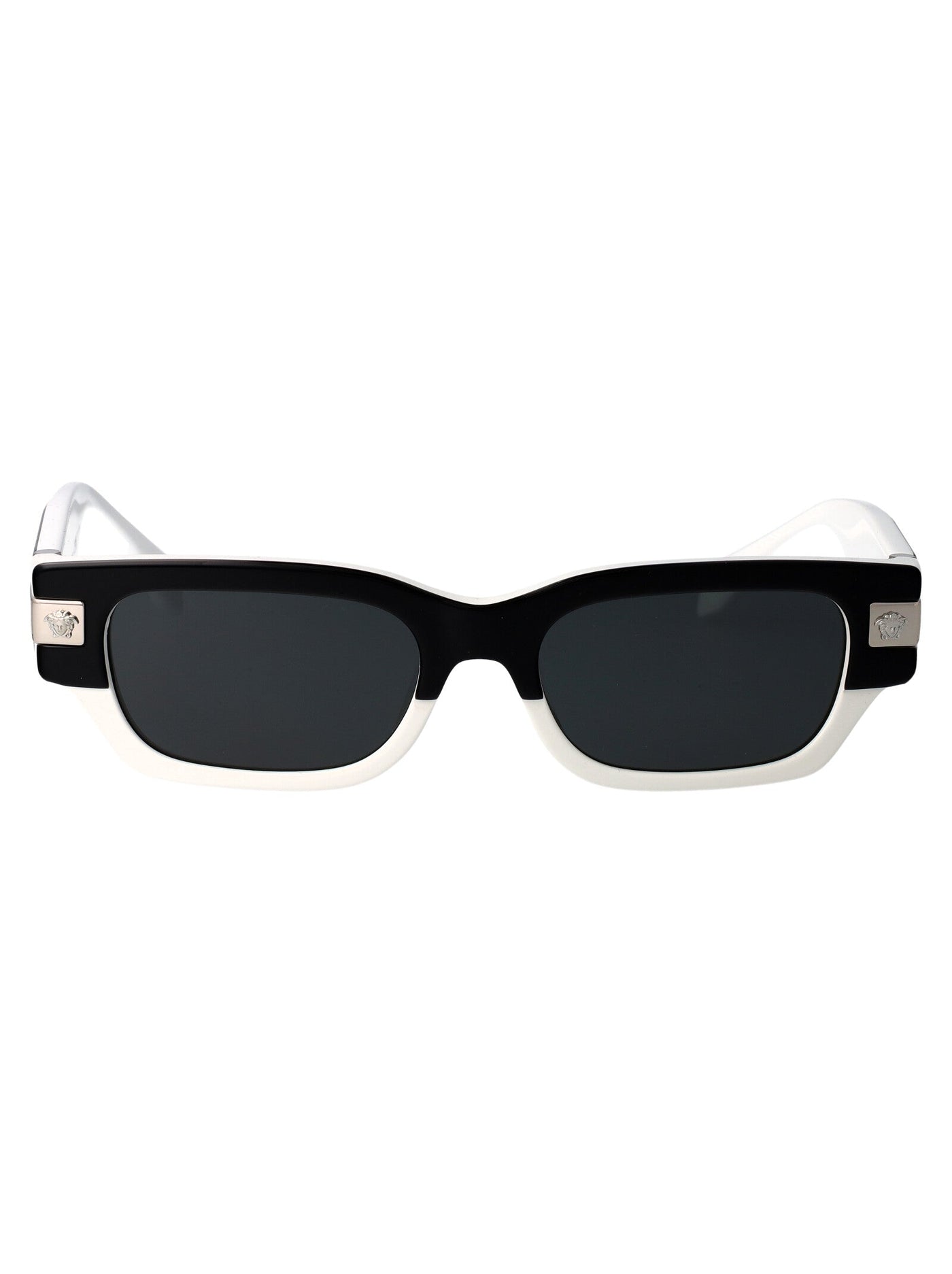 Versace 0ve4465 Black And White Acetate Sunglasses —