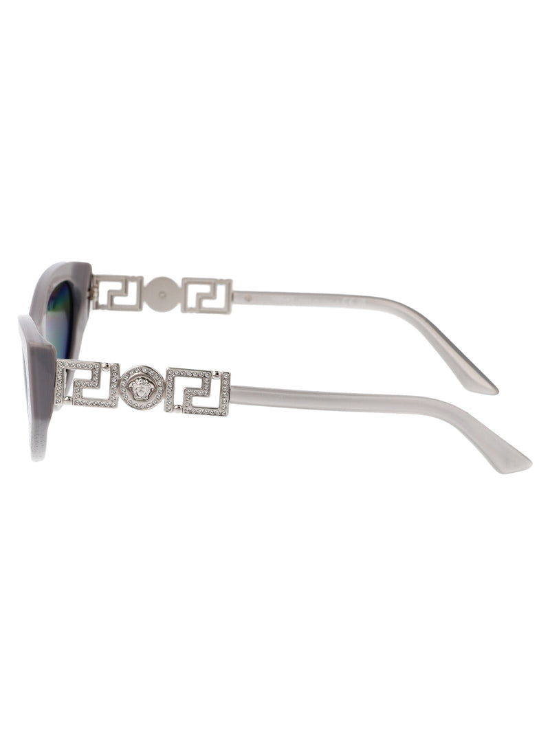 Versace 0ve4470b Cat-Eye Acetate Sunglasses — Gray