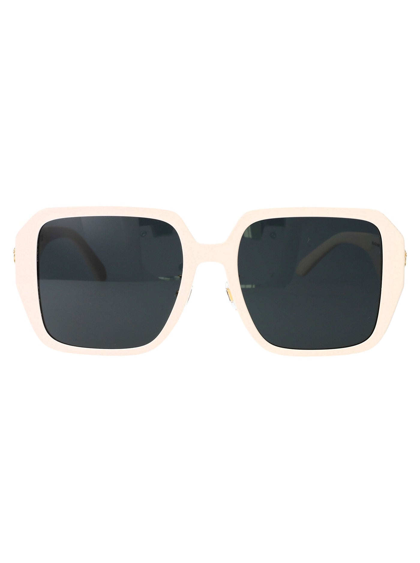 Versace 0ve4472d Ivory Acetate Square-Frame Sunglasses — White