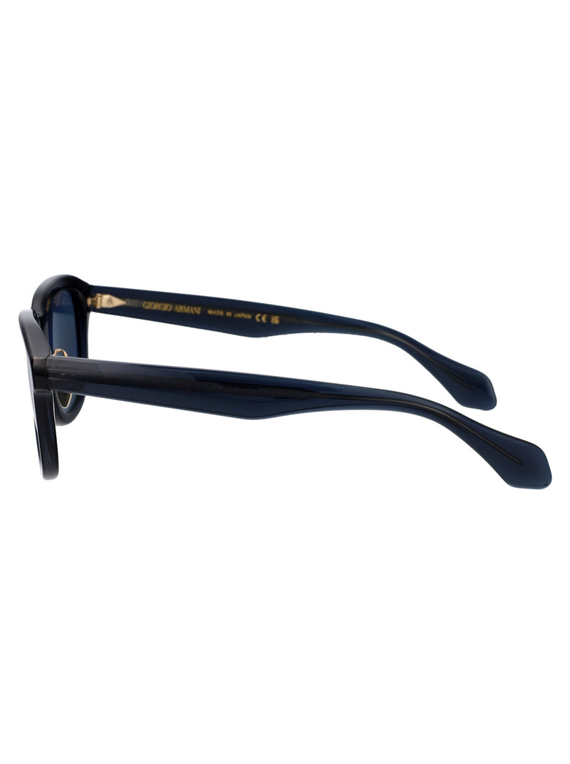 Giorgio Armani 0ar8206 Transparent Blue Acetate Sunglasses —