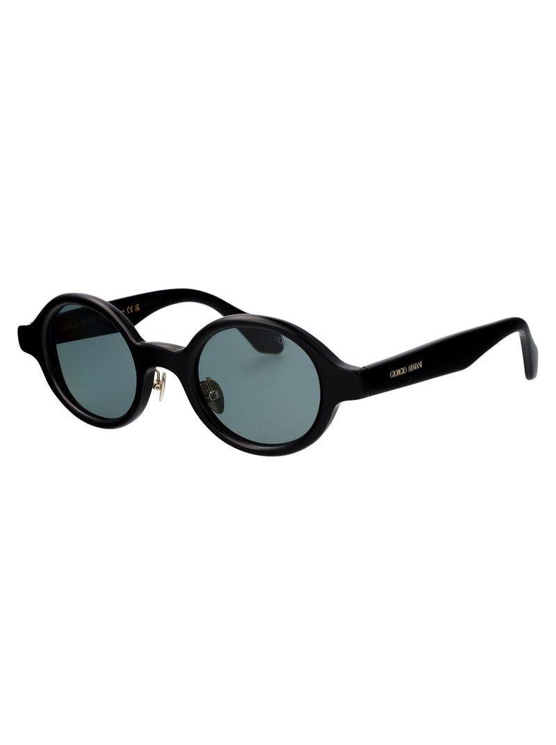 Giorgio Armani 0ar8205 Round Acetate Sunglasses — Black