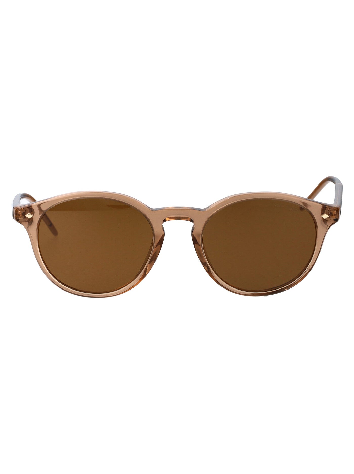 Giorgio Armani 0ar8211 Transparent Brown Acetate Sunglasses —