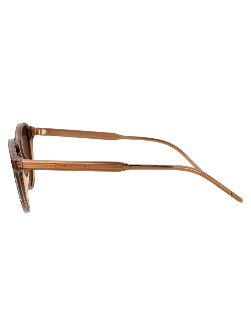 Giorgio Armani 0ar8211 Transparent Brown Acetate Sunglasses —