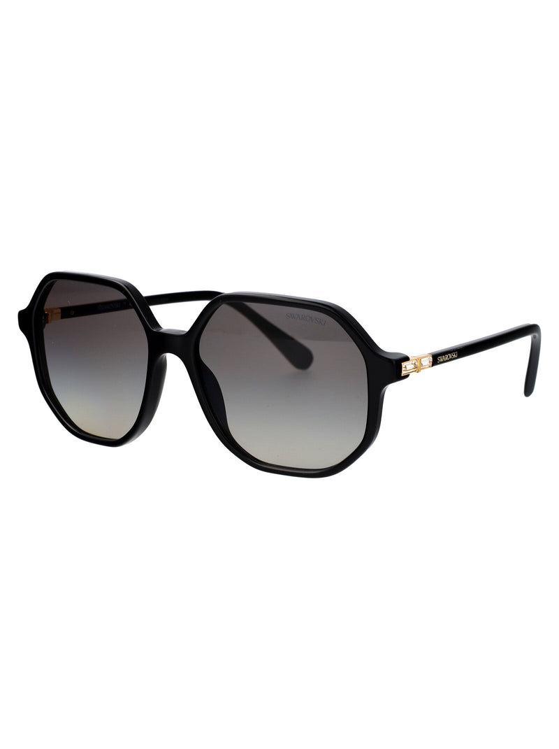 Swarovski 0sk6003 Gradient-Lens Acetate Sunglasses — Black