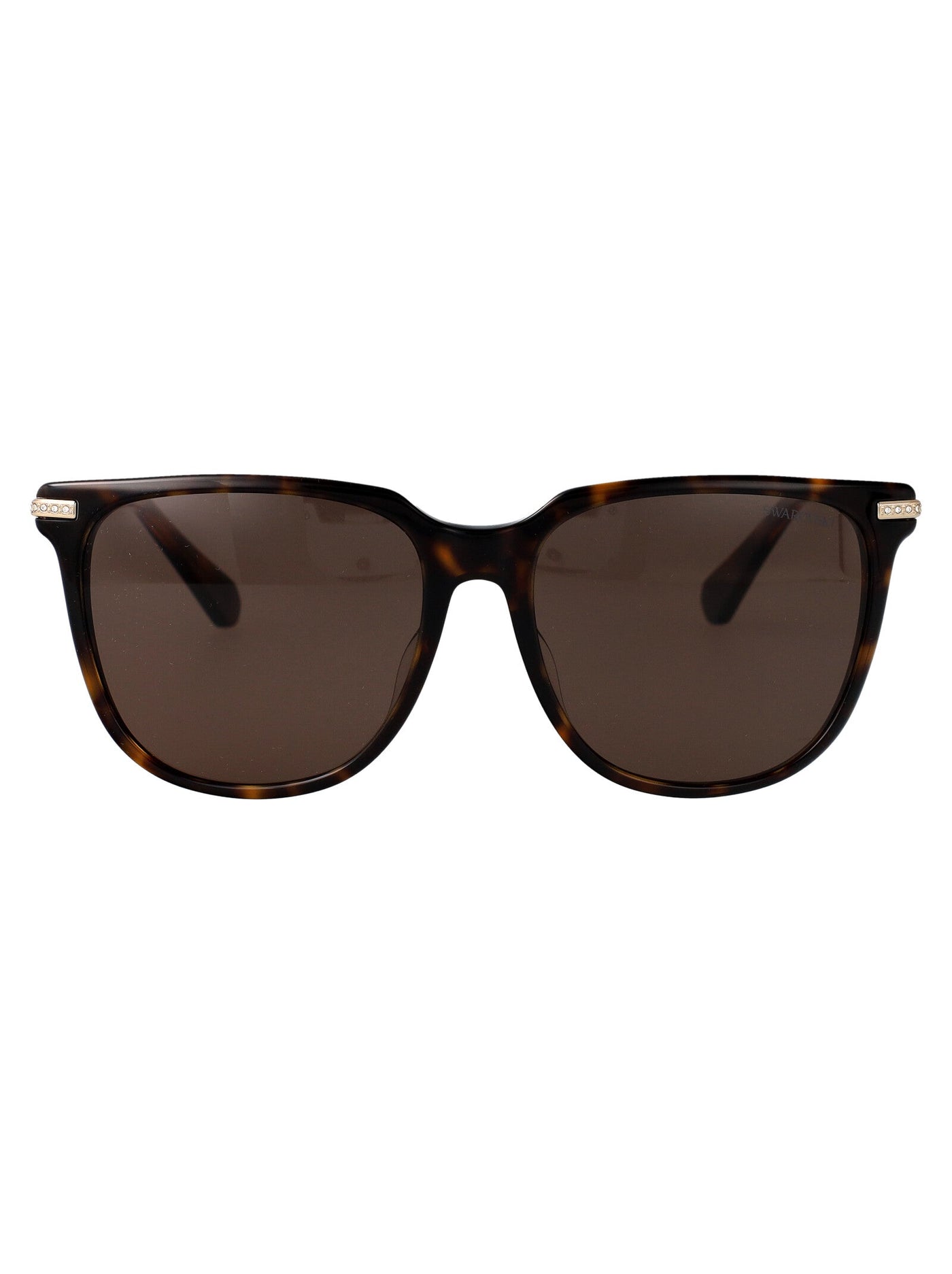 Swarovski 0sk6015d Tortoiseshell Acetate Sunglasses — Brown