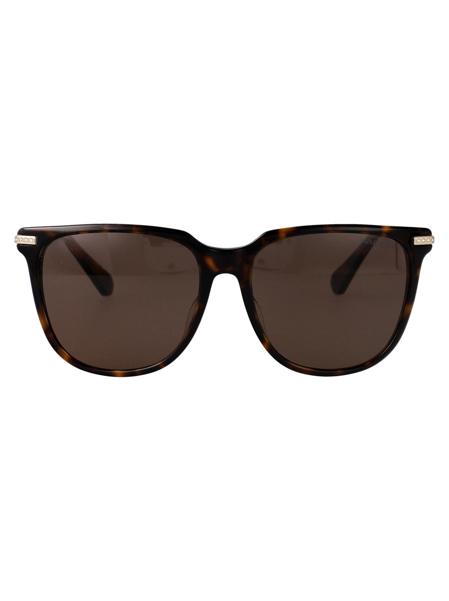Swarovski 0sk6015d Tortoiseshell Acetate Sunglasses — Brown