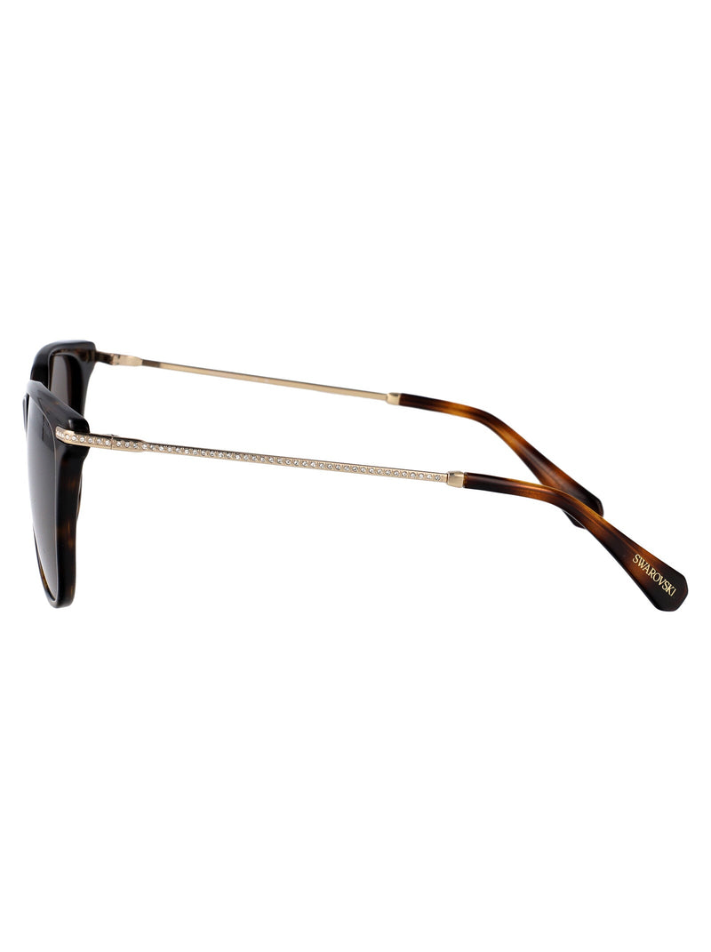 Swarovski 0sk6015d Tortoiseshell Acetate Sunglasses — Brown