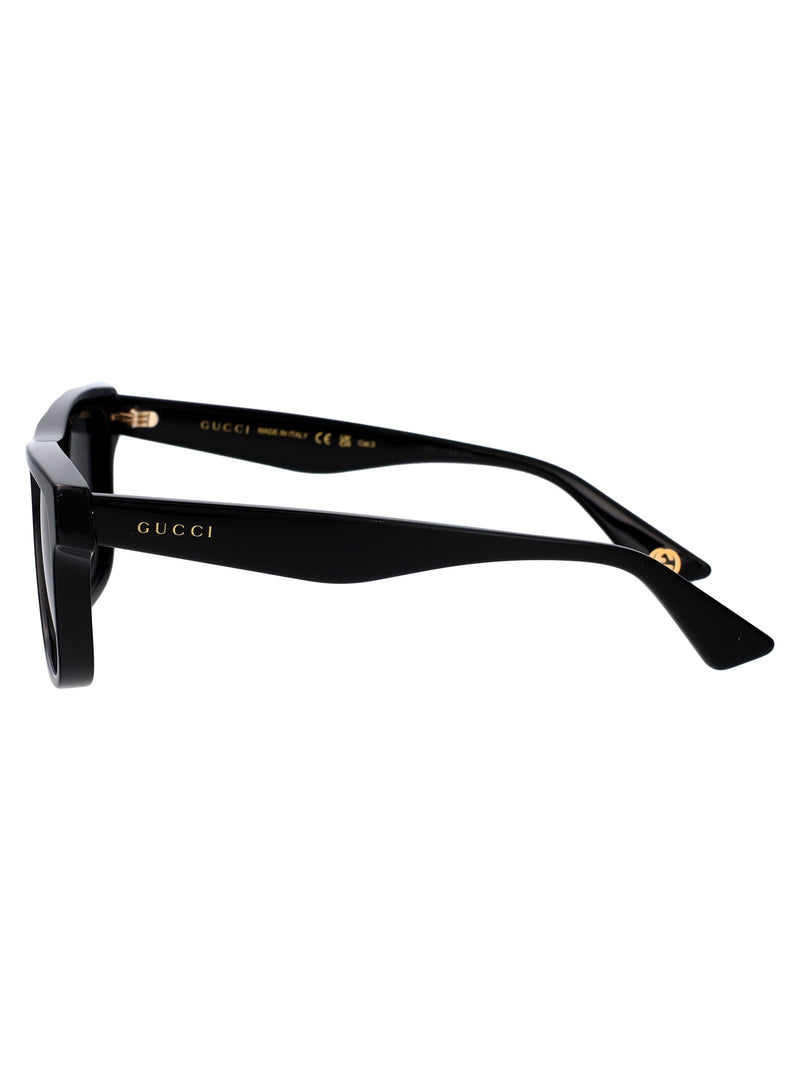 Gucci Gg1618s Sunglasses — Black Acetate
