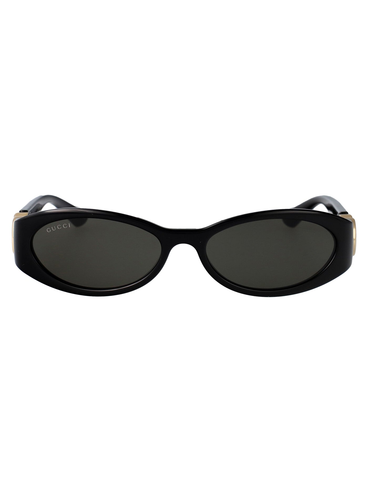 Gucci Gg1660s Oval Injected Sunglasses — Black
