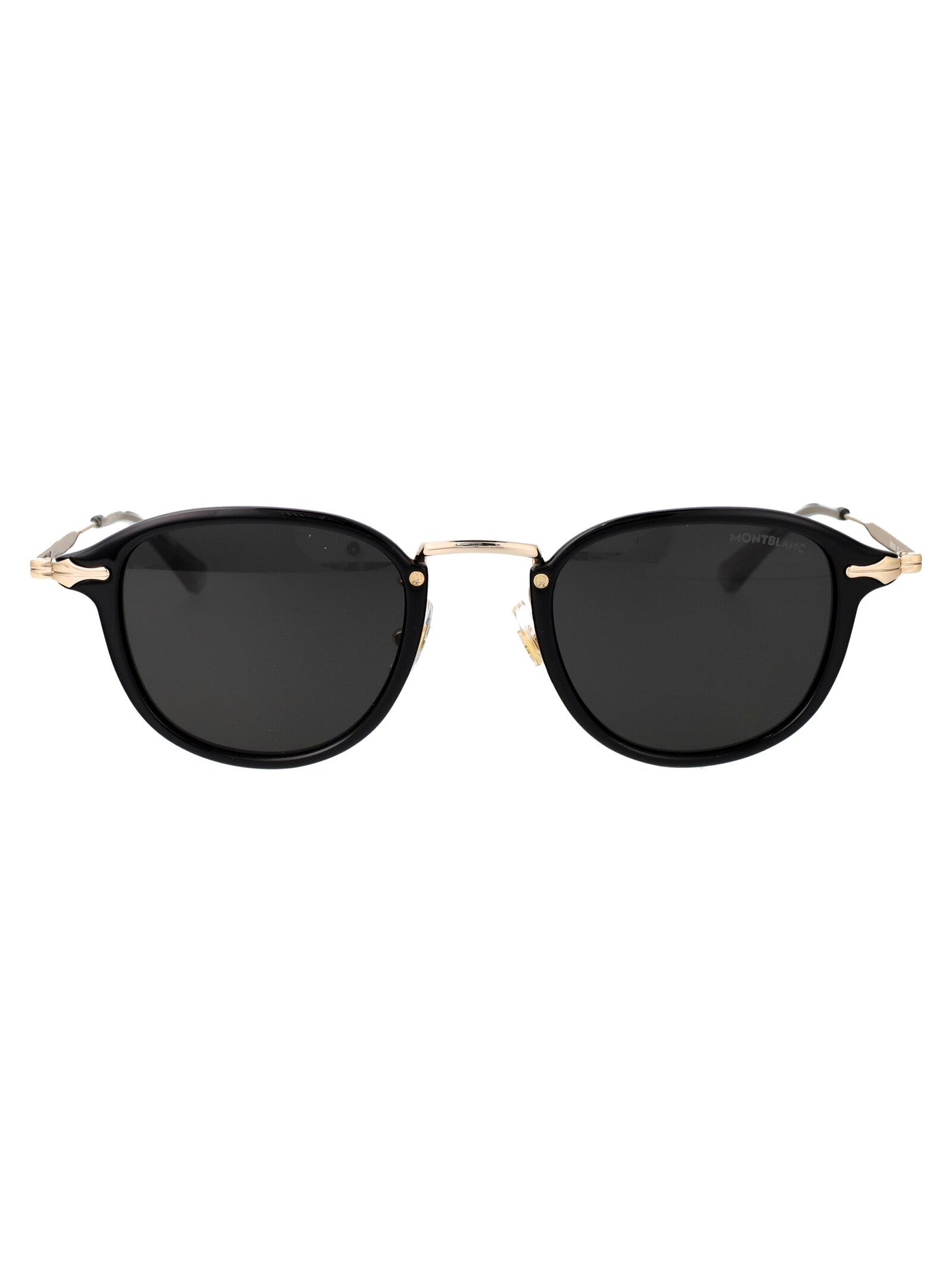 Montblanc Mb0336s Sunglasses — Black Metal