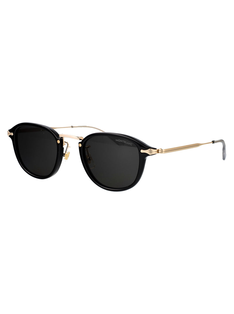 Montblanc Mb0336s Sunglasses — Black Metal
