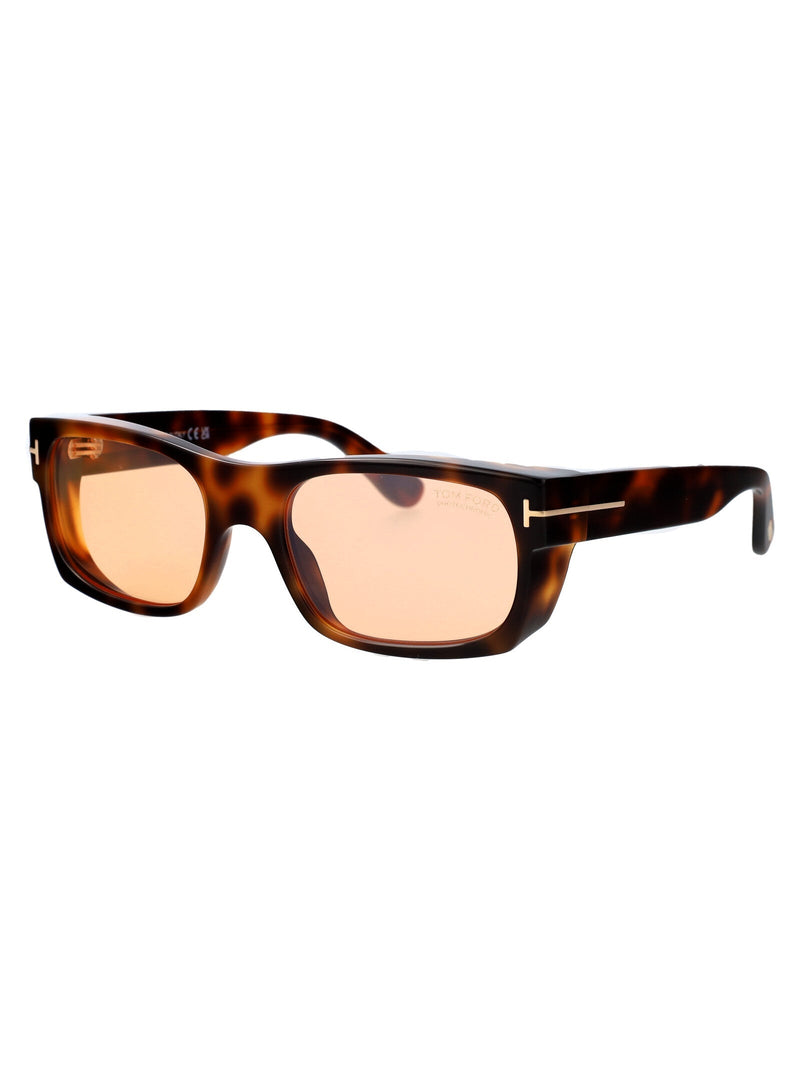 Tom Ford Havana Acetate Sunglasses — Brown