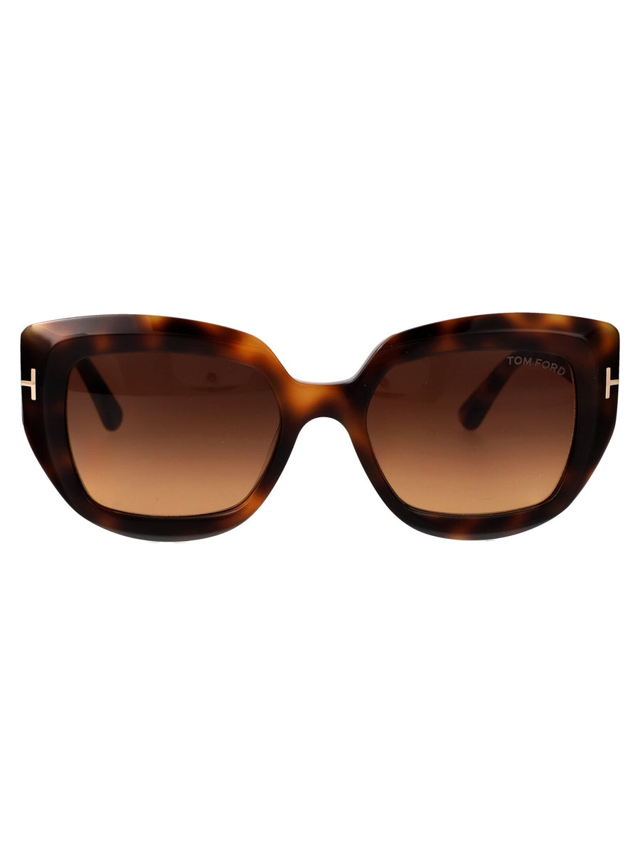 Tom Ford Ft1192 Havana Acetate Sunglasses — Brown