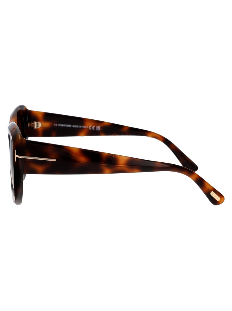 Tom Ford Ft1192 Havana Acetate Sunglasses — Brown