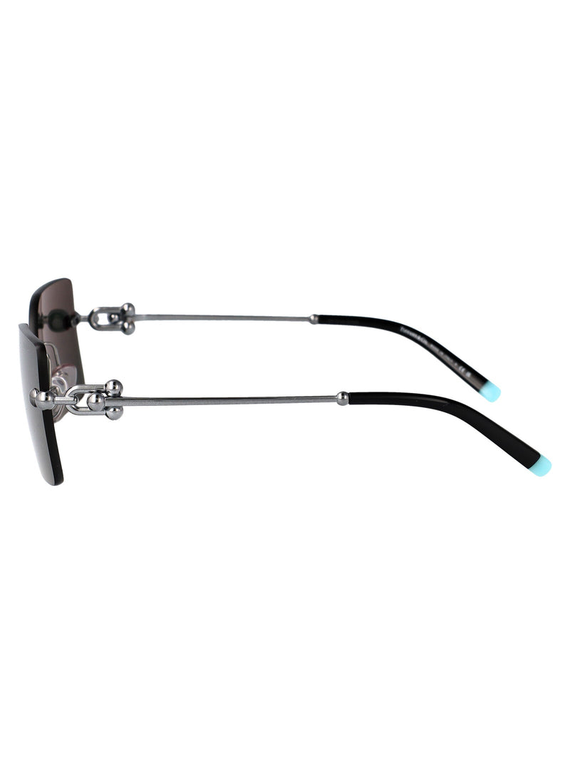 Tiffany & Co. 0tf3088 Rimless Metal Sunglasses — Green